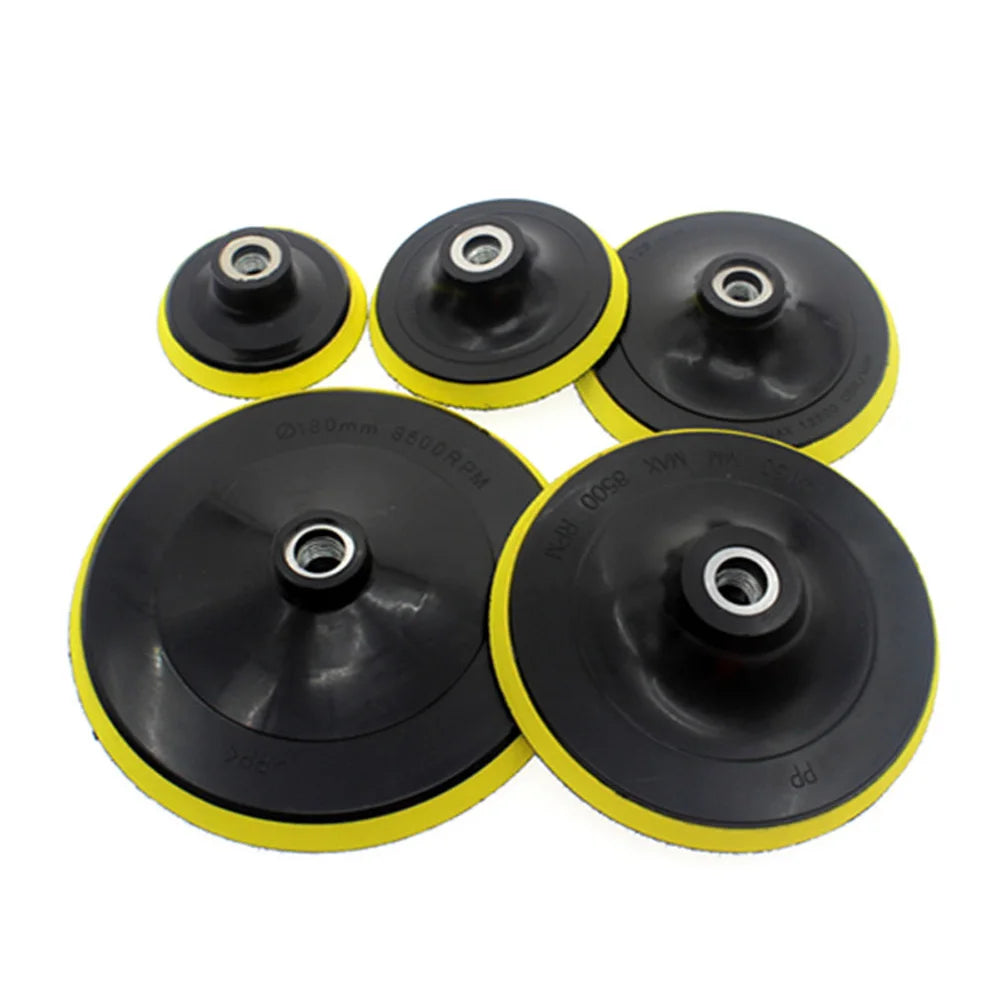 Self Adhesive Sanding Disc & Drill Rod 3"–7" Polishing Pad Sanding Disc Set Babs