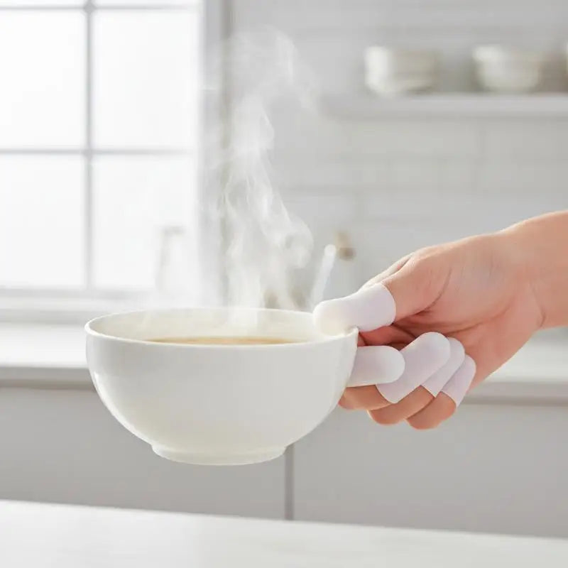 Silicone Finger Protectors Heat Resistant Anti-Slip Cots 5/10 Pcs Silicone Finger Protectors Babs