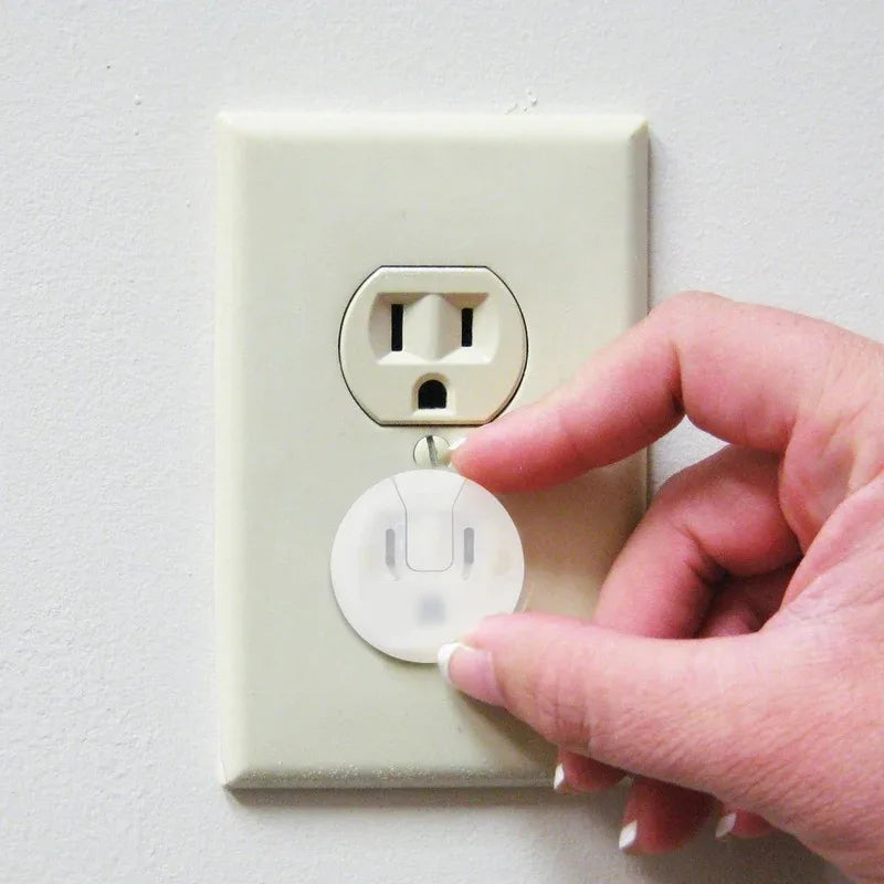10-Pack Childproof Outlet Covers – Baby Safety Socket Protectors Baby Safety Cover Babs