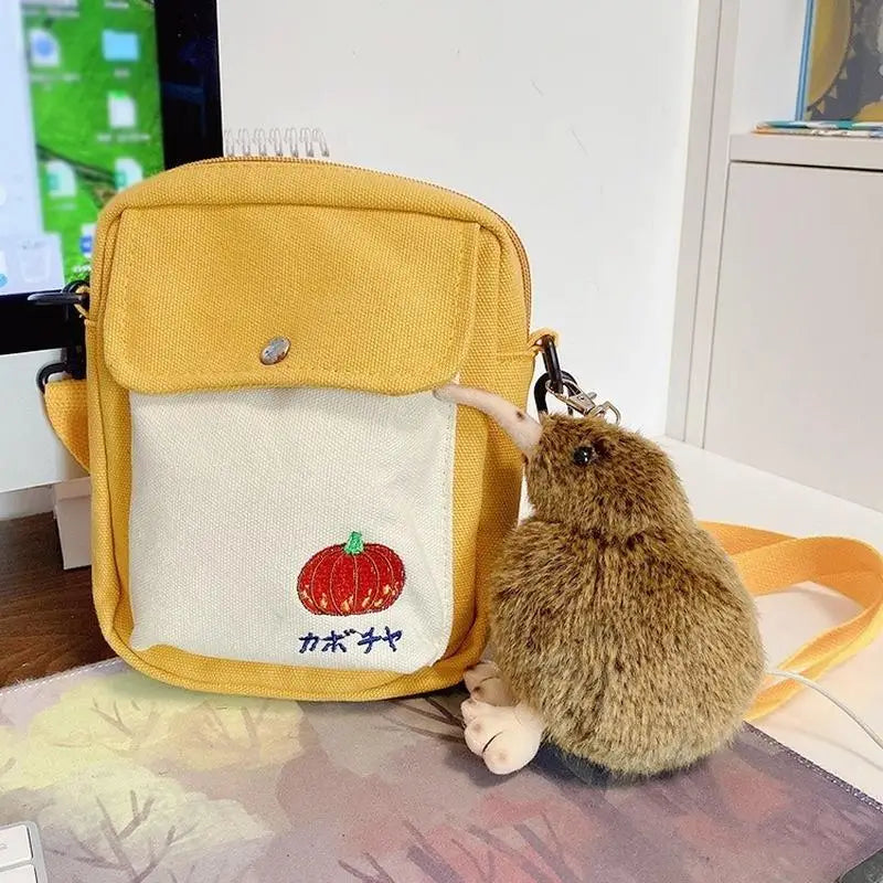 12cm Kiwi Bird Plush Toy Stuffed Animal Keychain Gift Plush Keychain Toy Babs