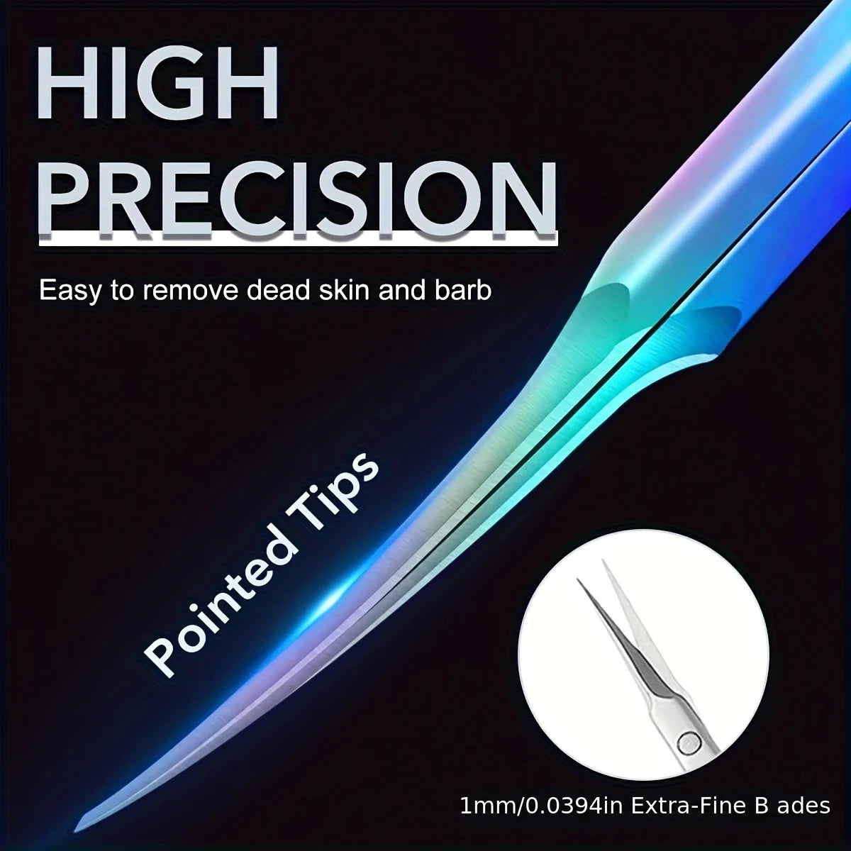 Stainless Steel Cuticle Scissors & Dead Skin Trimmer Tool Cuticle Scissors Babs