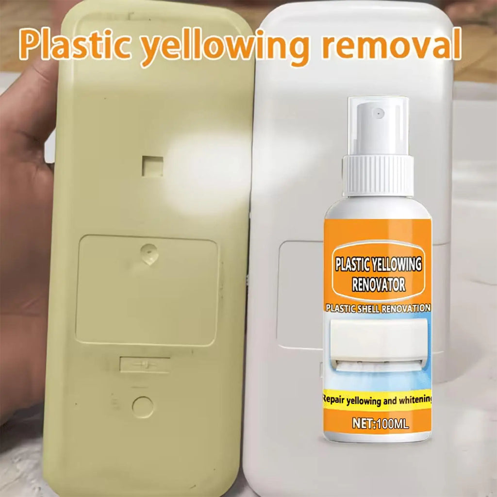 Plastic Yellowing Remover Spray – Anti-Oxidation Cleaner Surface Cleaning Spray Babs