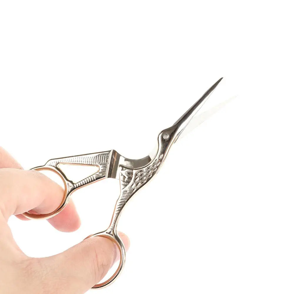 Vintage Bird Crane Embroidery Scissors – Stainless Steel Tailor Shears Embroidery Scissors Babs