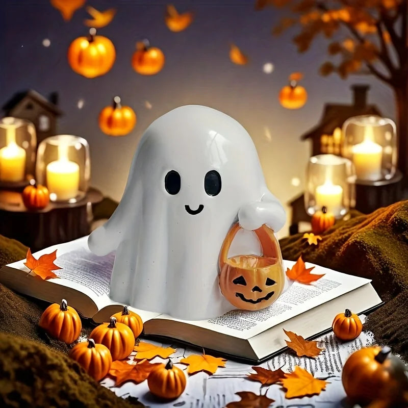 Anime Pumpkin Statue – Halloween Décor for Home & Bedroom Halloween Statue Babs