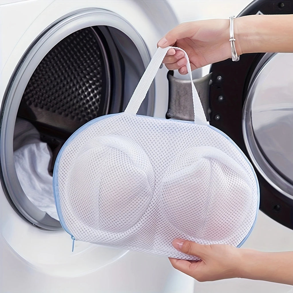 2PCS 3D Bra Laundry Bags – Anti-Deformation Mesh Zipper Mesh Laundry Bag Babs
