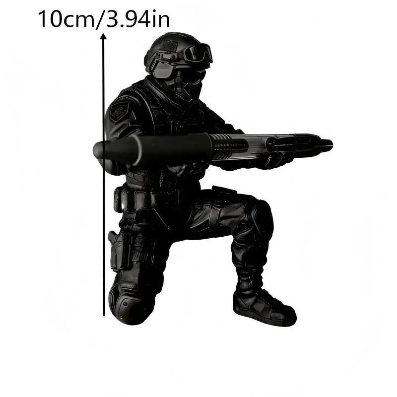3D Printed Soldier Pen Holder – Cool Desktop Organizer Gift Desktop Pen Holder Babs One size