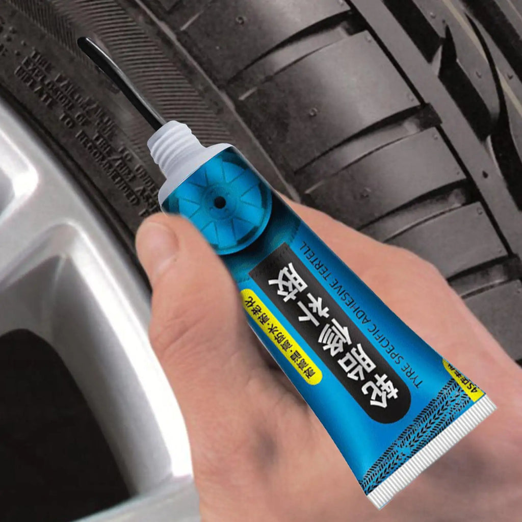 Tire Repair Black Rubber Glue – Waterproof Adhesive 60ml Tire Repair Adhesive Babs