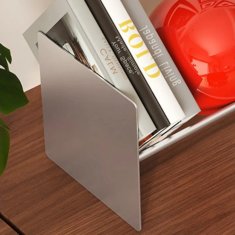 Gravity Ball Stainless Steel Book Stand | Modern Desk Bookshelf Desk Bookshelf Stand Babs