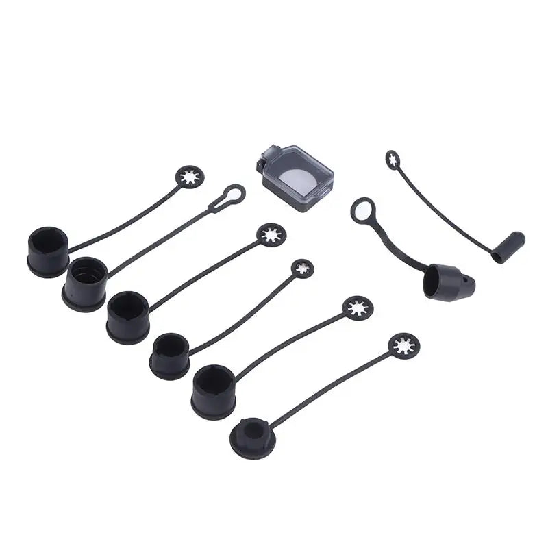 2Pcs Silicone Dust Covers for XLR & 6.35mm Audio Plugs Audio Connector Caps Babs