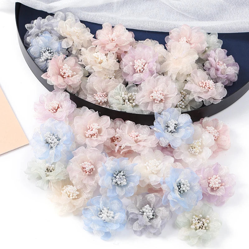 Mini Silk Rose Artificial Flower Heads 10/20Pcs – Wedding & DIY Artificial Flower Heads Babs
