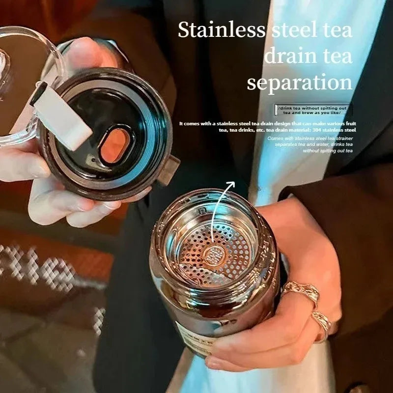 Minimalist Tea Infuser Water Bottle | BPA-Free, 350–800ml Tea Infuser Bottle Babs