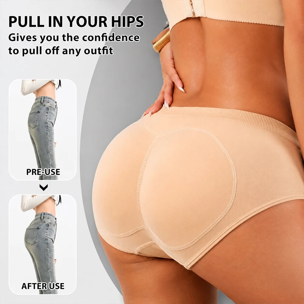 Padded Shapewear Panties – Butt Lifter & Tummy Control Briefs Padded Shapewear Panties Babs