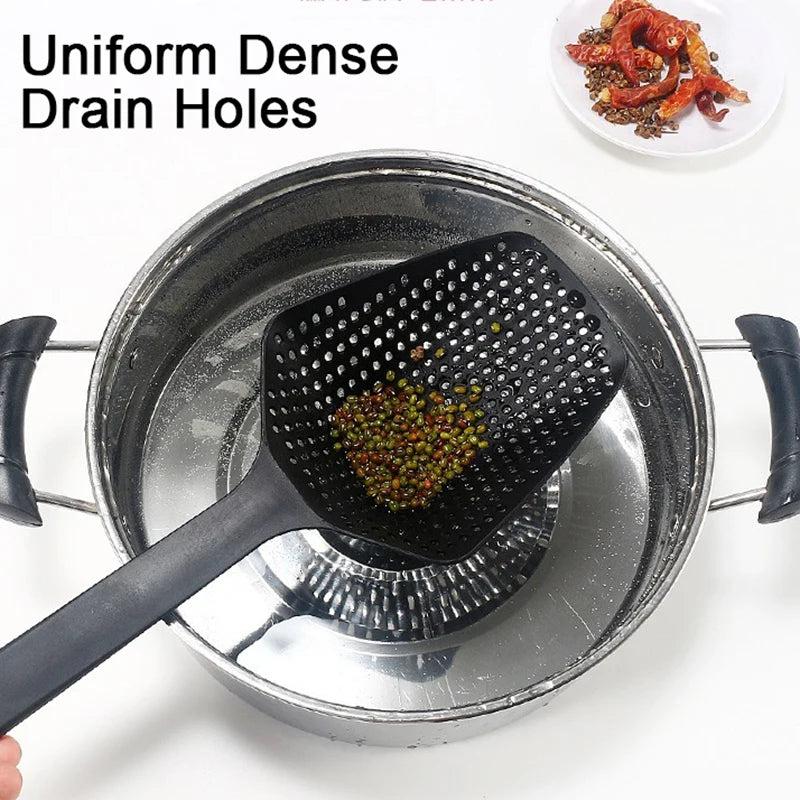 Large Kitchen Skimmer Strainer Spoon – Heat-Resistant Colander Kitchen Strainer Spoon Babs