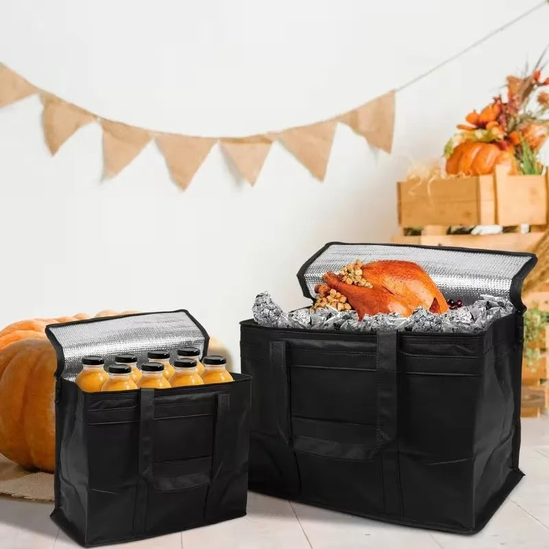 Reusable Insulated Cooler Bag – Aluminum Foil Thermal Lunch Bag Insulated Cooler Bag Babs