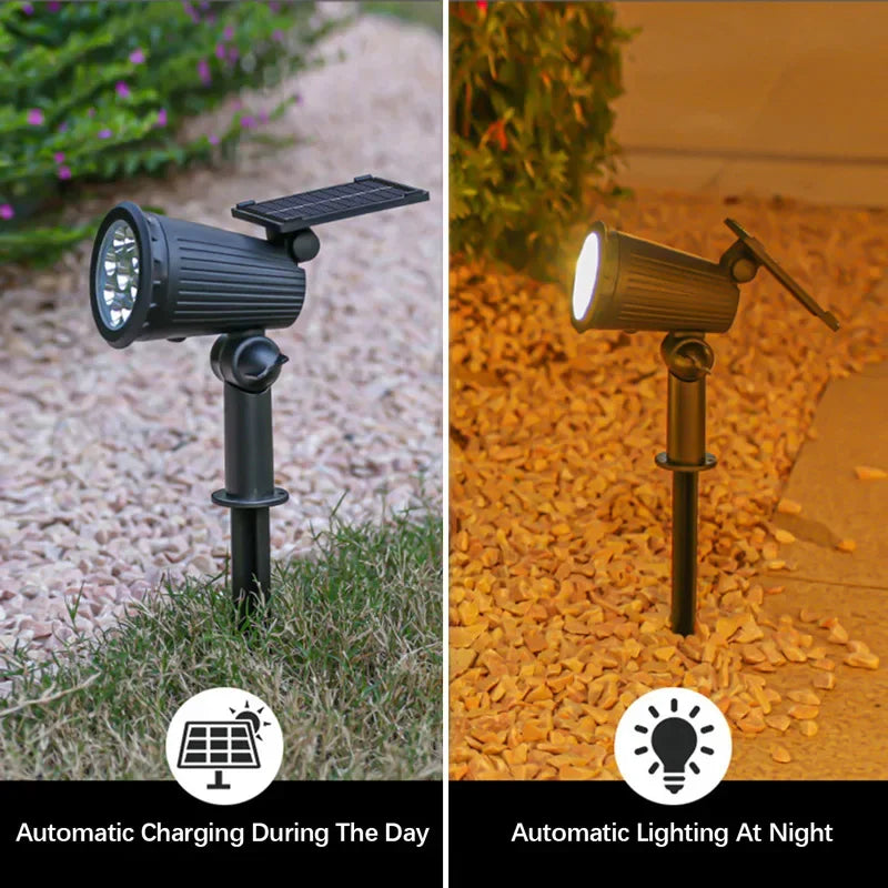 Solar LED Spotlight – Waterproof Outdoor Garden Landscape Light Solar Garden Spotlight Babs
