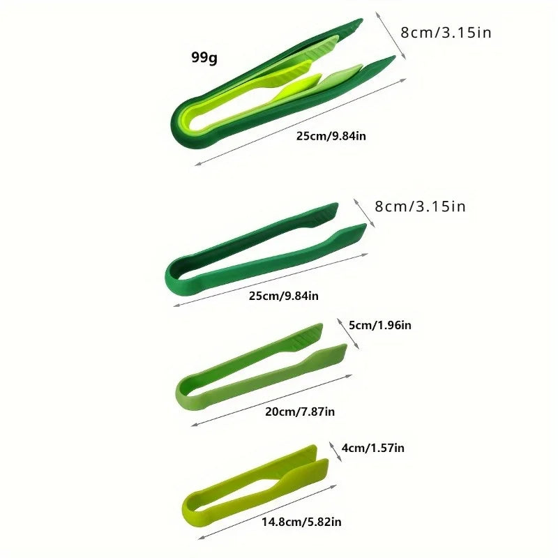3-Piece Food Tongs Set – Cooking, Grilling & BBQ Tongs Kitchen Food Tongs Babs