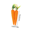 Easter Foam Carrot Ornaments – Hanging Tree Pendants & Party Decor Easter Hanging Ornaments Babs 2pcs 14cm