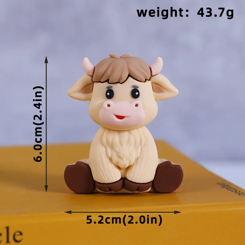 Farm Animal Cake Toppers – Lambs, Ponies, Piglets & More Cake Topper Set Babs MINT GREEN