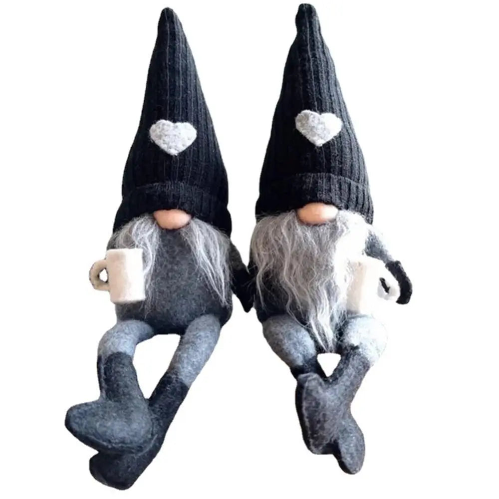 Faceless Gnome Christmas Ornament | Sitting Cloth Dwarf Décor Christmas Gnome Ornament Babs