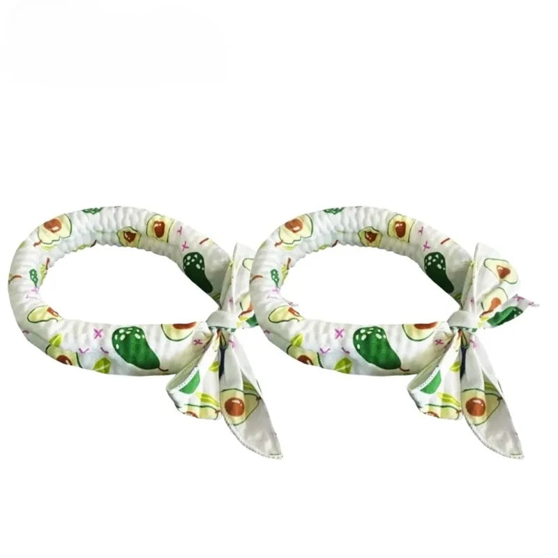 Pet Cooling Bandana for Dogs & Cats – Ice Bead Scarf 2-Pack Pet Cooling Bandana Babs
