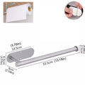 Adhesive Paper Towel Holder Stainless Steel Wall Mount Rack Paper Towel Holder Babs B
