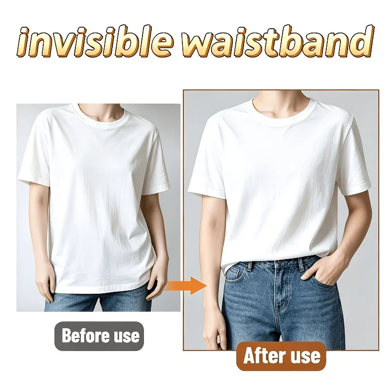 Adjustable Elastic Shirt Tuck Band – Invisible Shirt Holder Belt Shirt Tuck Band Babs