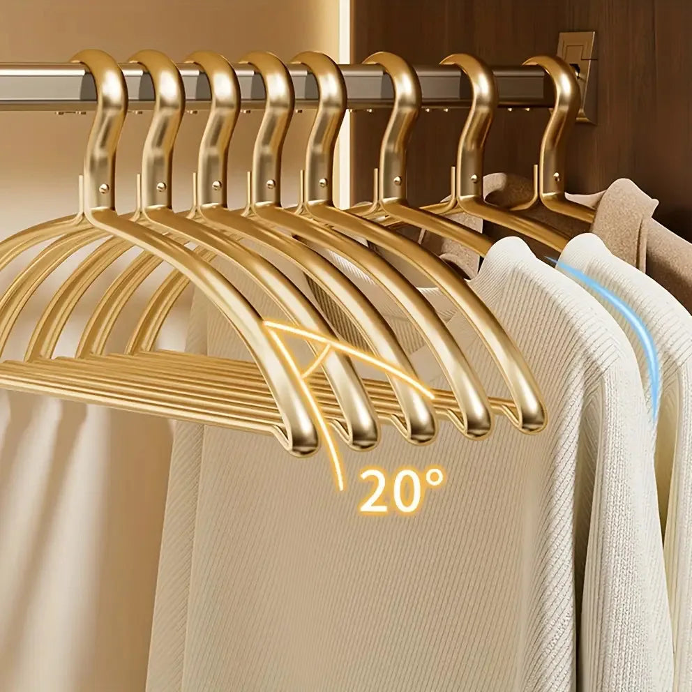 Wide Metal Clothes Hangers 10/5 Pack – No Shoulder Bump Clothes Hangers Babs