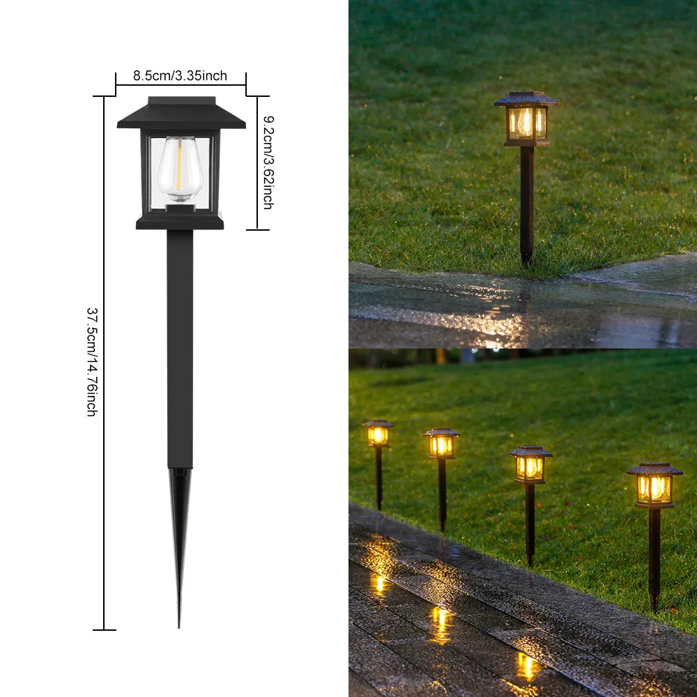 Solar Pathway Lights Outdoor Waterproof LED Garden Walkway Solar Pathway Lights Babs