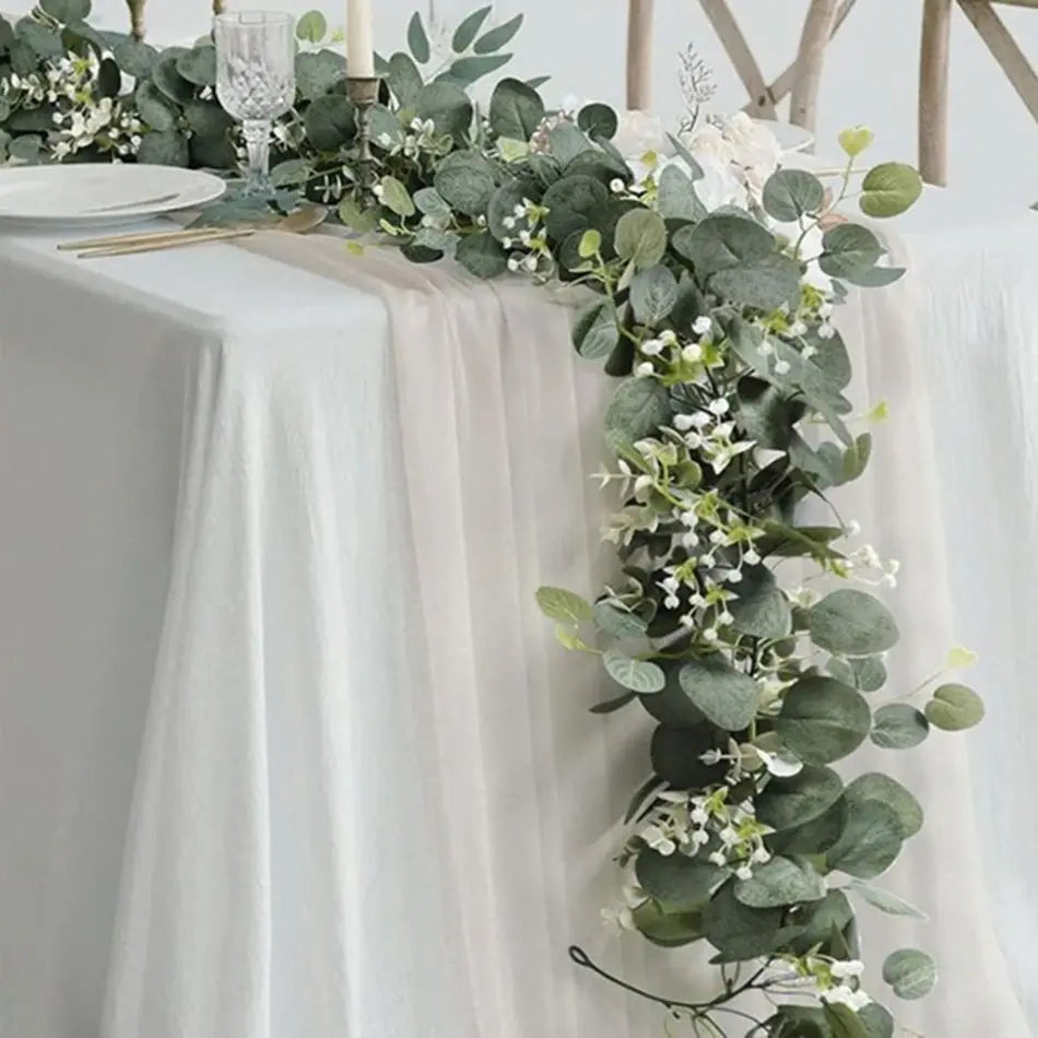 Artificial Green Leaf Vine for Wedding & Garden Wall Decor Artificial Vine Decor Babs