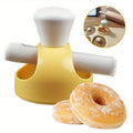DIY Donut Mold Set – Plastic Cake & Bread Baking Tools (2pcs) Donut Baking Mold Babs Yellow