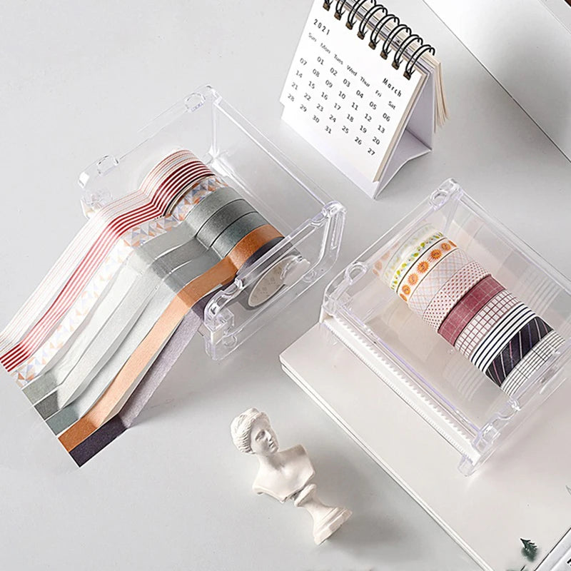 Washi Tape Dispenser & Masking Tape Cutter Organizer Tape Dispenser Babs