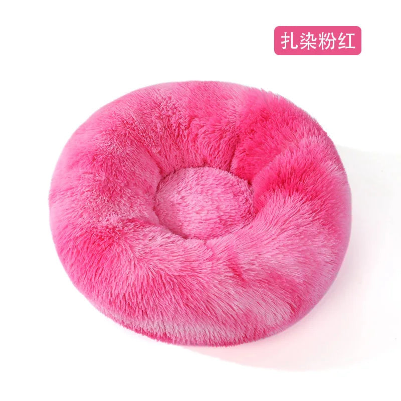 Long Plush Warm Pet Bed for Dogs & Cats – Soft Winter Mat Plush Pet Bed Babs Pink 110cm