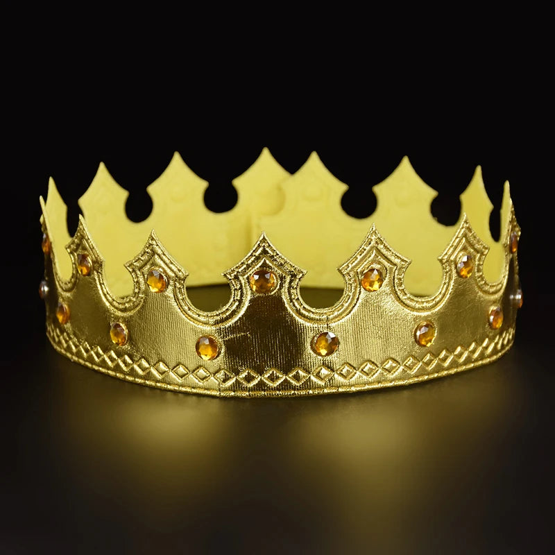 Kids 1st Birthday Crown Hat – Gold & Silver Party Prop Birthday Party Hat Babs 3
