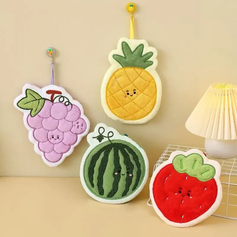 Fruit Shaped Hanging Hand Towels – Kitchen & Bathroom Decor Decorative Hand Towel Babs