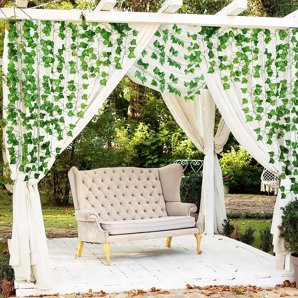2M Artificial Green Dill Leaf Vine – Wedding & Home Décor Artificial Hanging Vine Babs