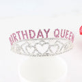 Queen Rhinestone Crown Tiara – Silver & Gold Princess Cosplay Rhinestone Crown Tiara Babs 2