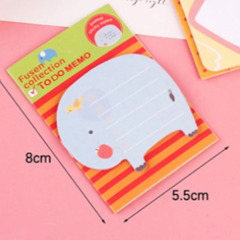 Cute Animal Shaped Sticky Notes – Memo Pads & To-Do Lists Sticky Notes Babs