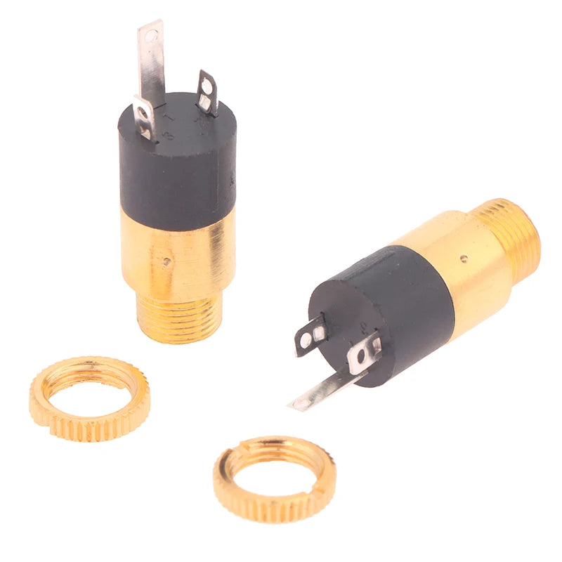 5Pcs PJ392 3.5mm Stereo Female Audio Jack Gold Plated Socket Audio Jack Connector Babs