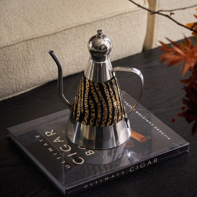 Gooseneck Kettle Stainless Steel 1L | Luxury Pour-Over Coffee & Tea Gooseneck Tea Kettle Babs
