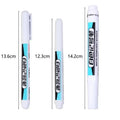 HUXUAN White Permanent Markers – 0.7/1.0/2.5mm, 3-Pc Set Permanent Marker Set Babs 3pcs