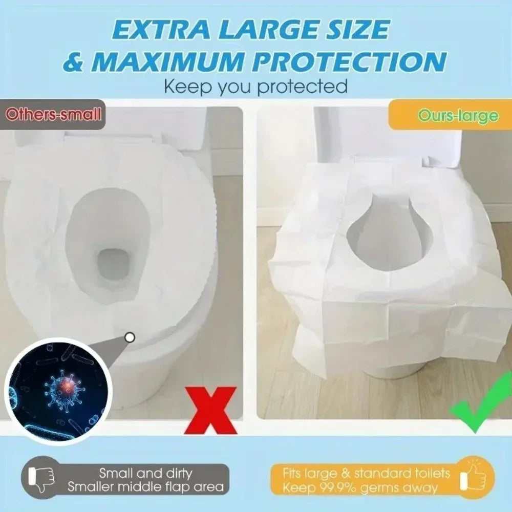 Disposable Toilet Seat Covers – Flushable Travel Liners Toilet Seat Liners Babs