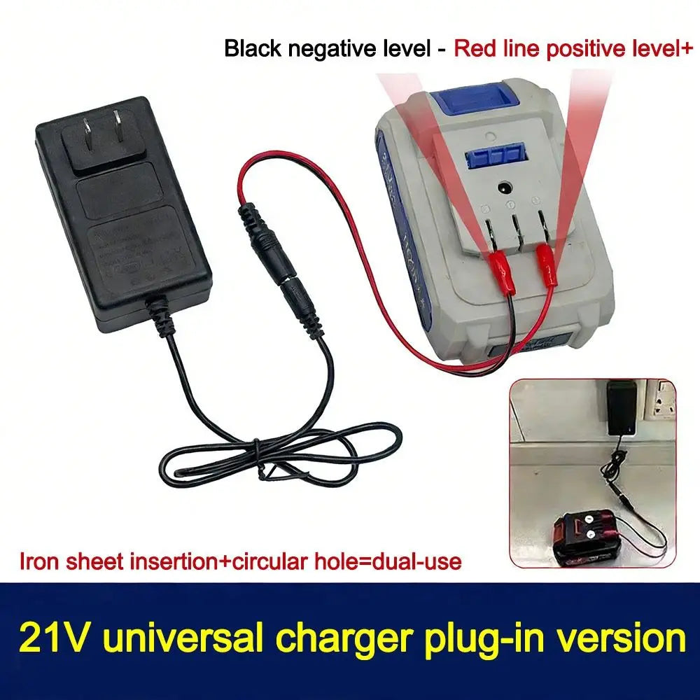 Universal 21V Lithium Dual-Port Power Tool Battery Charger Power Tool Charger Babs A2