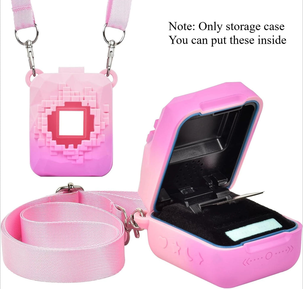 Silicone Case for Bitzee Magicals Digital Pet + Shoulder Strap Toy Protective Case Babs