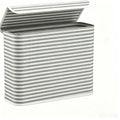Foldable Fabric Toilet Paper Basket with Lid – Holds 12 Rolls Bathroom Storage Basket Babs Tissue storage box