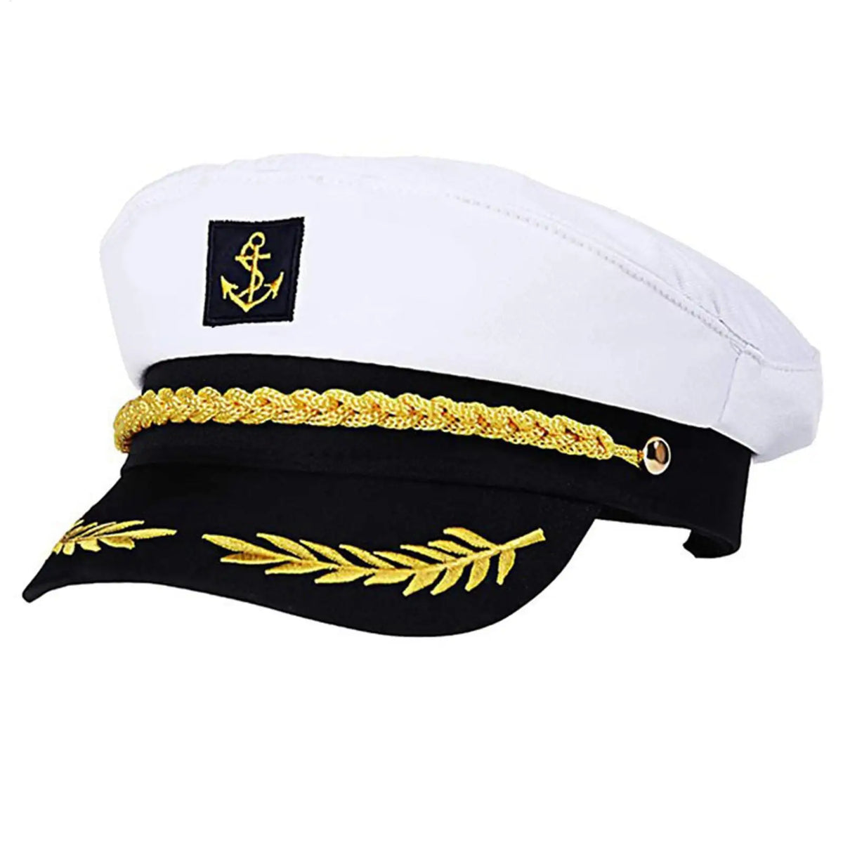 Sailor Captain Hat – Adjustable Yacht Cap Adults & Kids Costume Captain Hat Babs