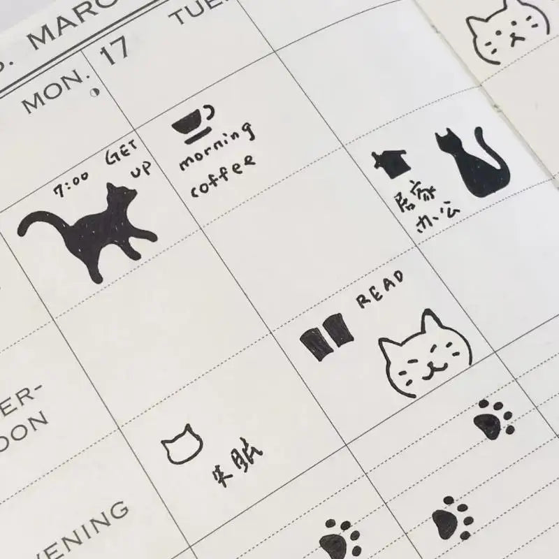 Cute Cat Brass Ruler Bookmark – 2-in-1 Measuring & Page Marker Ruler Bookmark Babs