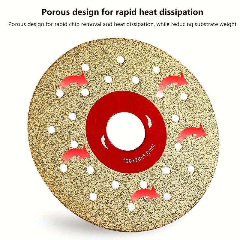 100mm Double-Sided Diamond Grinding Disc – Brazed Saw Blade Diamond Grinding Disc Babs