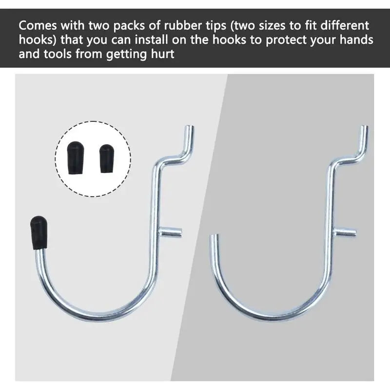 170PCS Pegboard Hooks Set 1/4 & 1/8 Inch | Garage Tool Organizer Pegboard Hook Set Babs