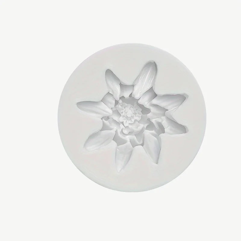 3D Flower Bouquet Silicone Mold – Fondant Cake Decoration Cake Decorating Mold Babs