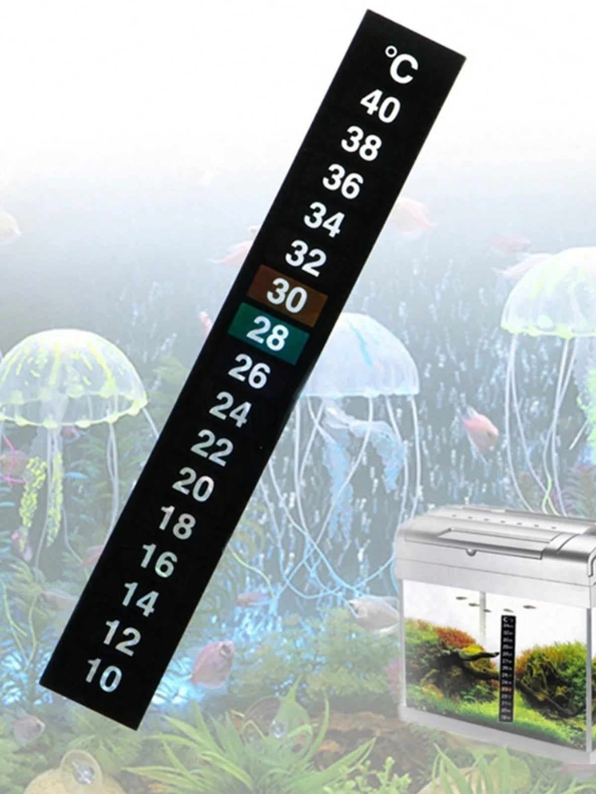 Aquarium Temperature Gauge Sticker | Fish Tank Thermometer Aquarium Thermometer Babs